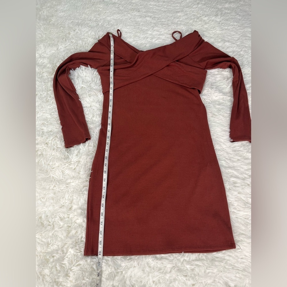 Wasabi + Mint | Criss-Cross Neckline Mini Dress | NWT! - Picture 7 of 7